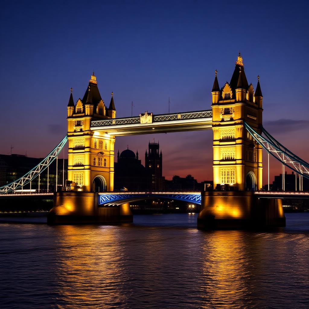 Tower Bridge and the River Thames in London