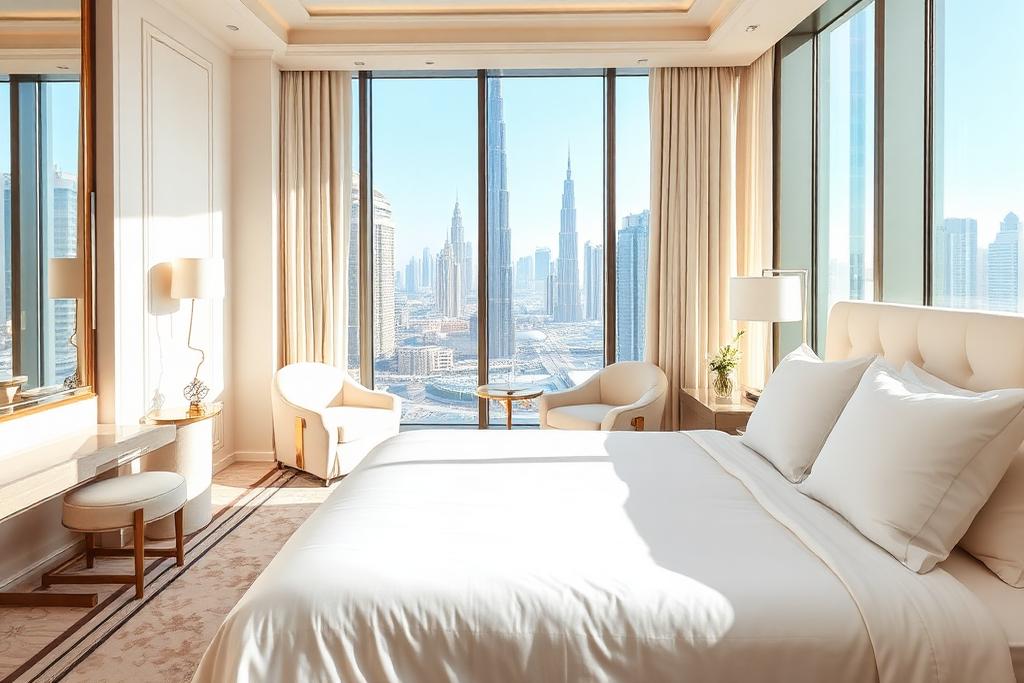 Dubai — Deluxe king room with skyline view