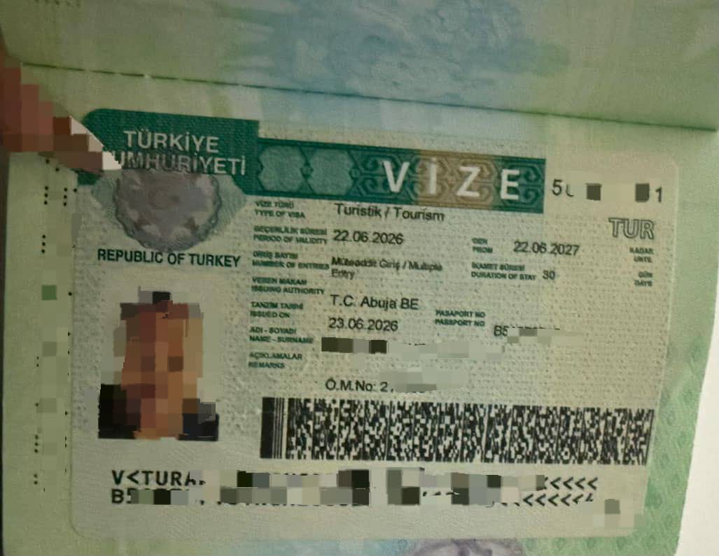 Turkey Tourist Visa approval